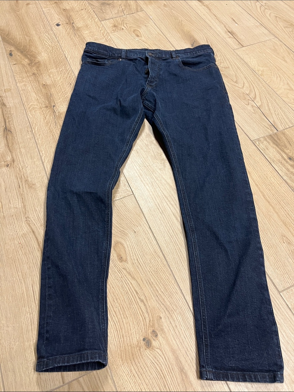 Diesel Men's Dark Blue Straight Jeans